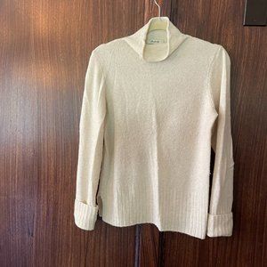 Madewell Cream Chunky Mock Neck Sweater - Size Small